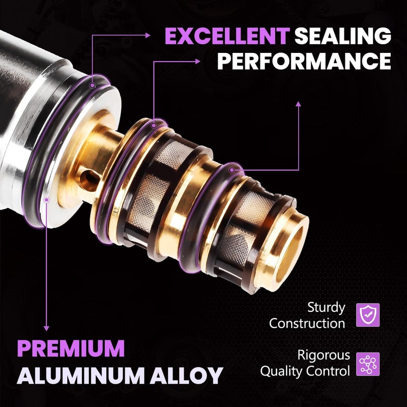 Pnkauto AC Compressor Control Solenoid Valve Compatible with Chevy Colorado Cruze Equinox Impala, Gmc Canyon Terrain, Buick Envision Verano - Image 5